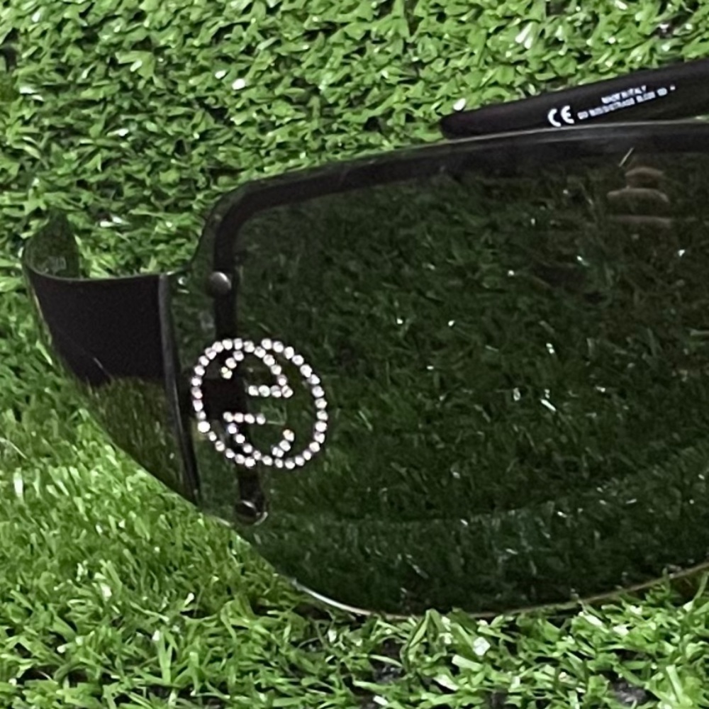 Authentic oversized Gucci Crsytal LOGO